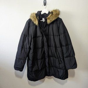 J. Jill Down Long Puffer Coat Size XL
